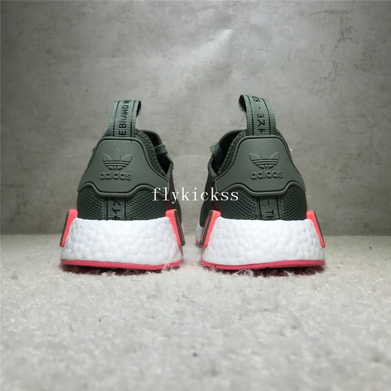 Real Boost Adidas NMD R1 Green